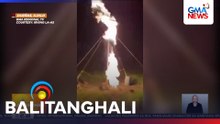 Ginagawang poso, nagliyab; nakitaan ng 10% volume ng methane ng DENR-EMB | Balitanghali