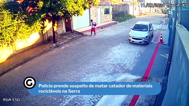 Polícia prende suspeito de matar catador de materiais recicláveis na Serra