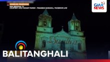 Light projection sa facade ng isang simbahan, tampok sa pagdiriwang nito matapos iproklamang Minor Basilica | Balitanghali