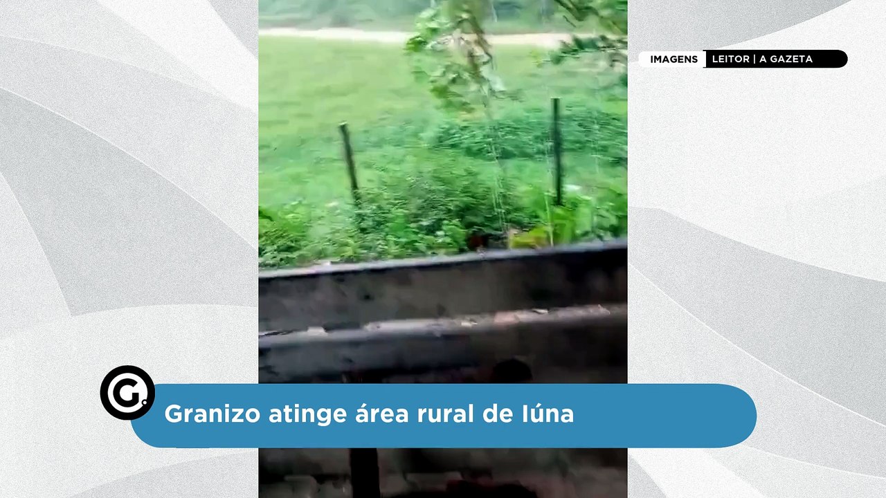 Granizo atinge área rural de Iúna