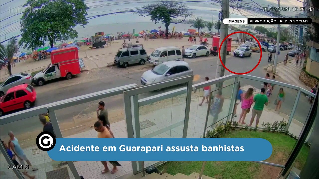 Acidente em Guarapari assusta banhistas