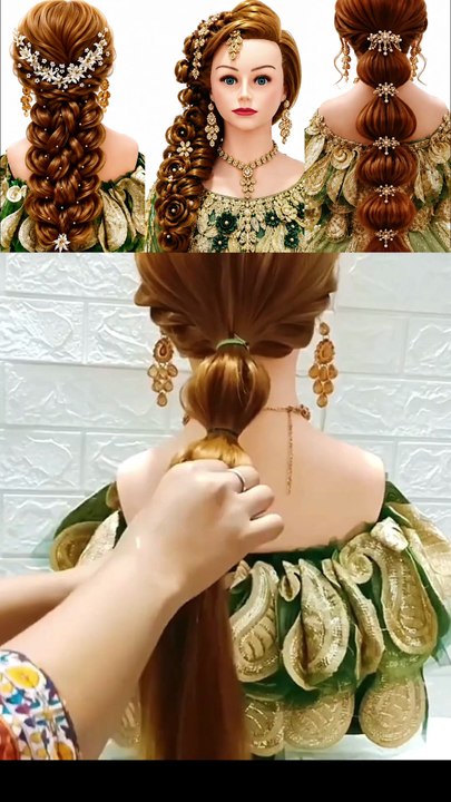 front hairstyle|ladies hair style for wedding|bridal hairstyle|party hairstyle|easy hairstyles  Your Queries.simple hairstyle for short hair, simple hair style girl,easy front variation hairstyle,Beautiful & Different Hairstyles Tutorial | New Simple Hair