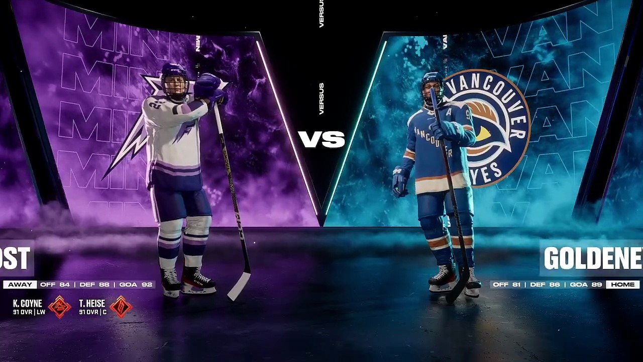 NHL® 26 (2025-26 PWHL) GM 30 MIN vs VAN