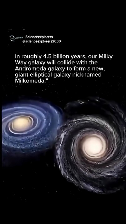 Galactic Collision_ Milky Way vs. Andromeda
