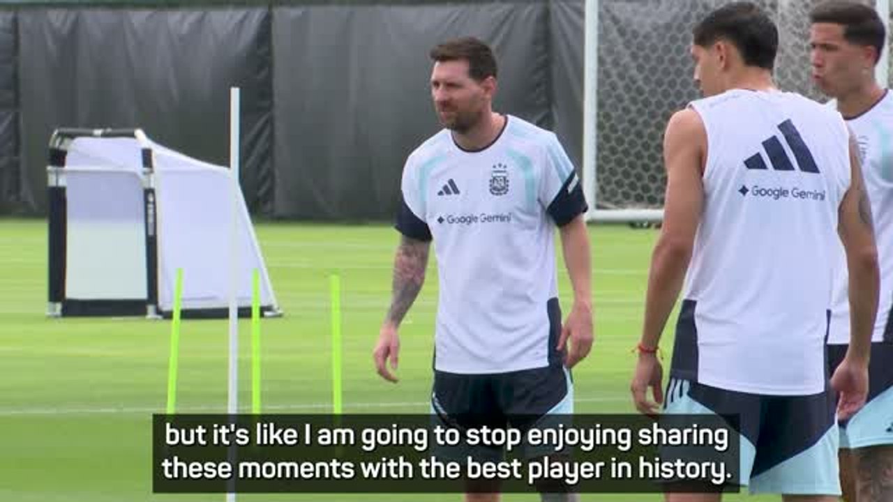 Otamendi enjoying last moments with 'best player in history' Messi