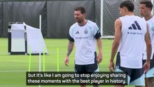Otamendi enjoying last moments with 'best player in history' Messi