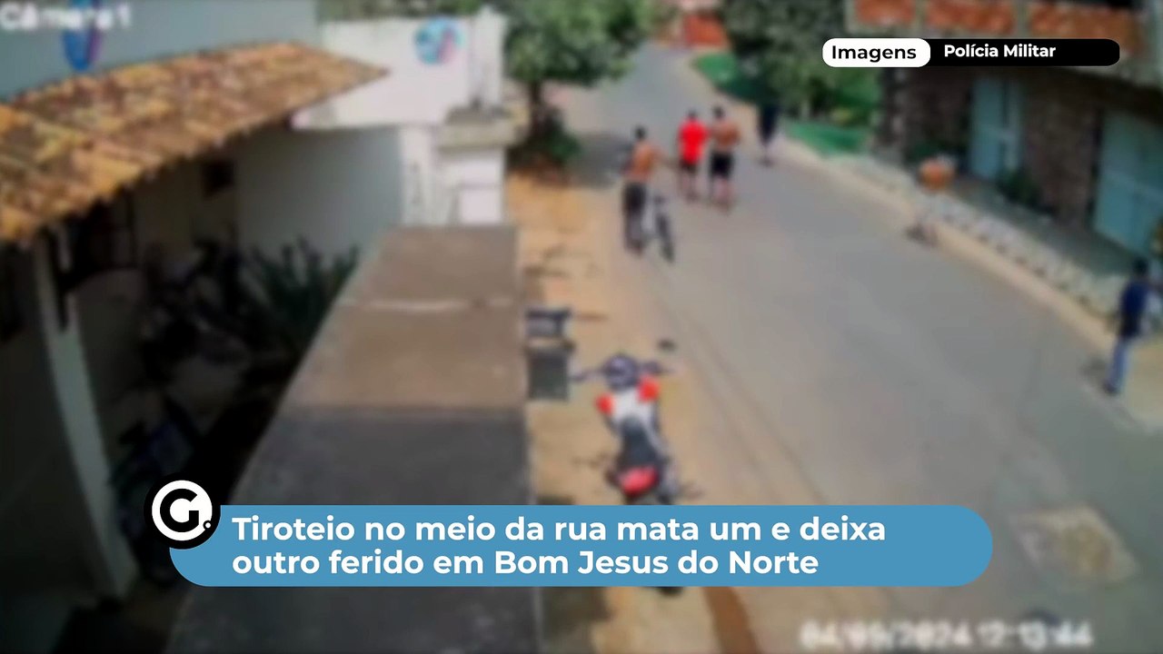 Tiroteio no meio da rua mata um e deixa outro ferido em Bom Jesus do Norte