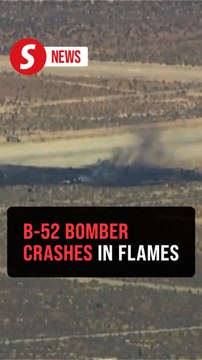 US Air Force B-52 bomber crashes in California, killing all 8 crew aboard