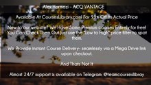 (Courseslibrary.com)Alex Hormozi – ACQ VANTAGE