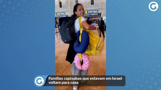 Famílias capixabas que estavam em Israel voltam para casa