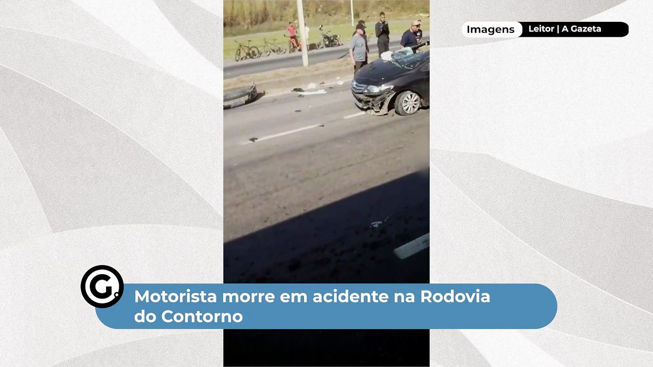 Motorista morre em acidente na Rodovia do Contorno