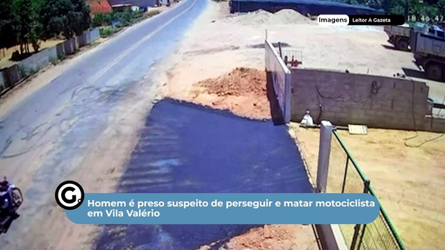 Homem é preso suspeito de perseguir e matar motociclista em Vila Valério