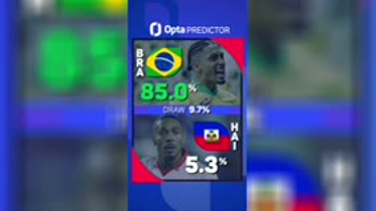 Brazil v Haiti - Opta Predictor
