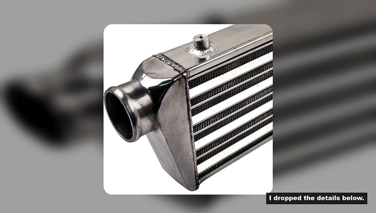 Universal Intercooler 27''x7''x2.5" Tube & Fin for Audi Jetta Inlet 2.5" / 64mm