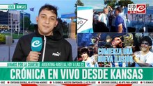 Crónica en Kansas: así se vive la previa del debut de Argentina
