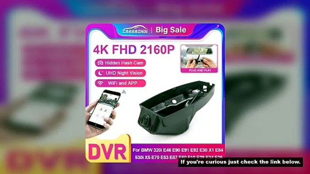 New 4K Car DVR Wifi DVR Video recorder dash cam For BMW 320i e46 e90 e91 e92 e30 530i f10 e39 e34 e3
