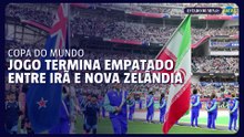 Irã e Nova Zelândia empatam em 2 a 2 na Copa do Mundo