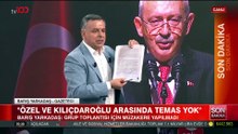 YSK’nın Özgür Özel’e cevabı ortaya çıktı! Barış Yarkadaş belgeyi yayınladı