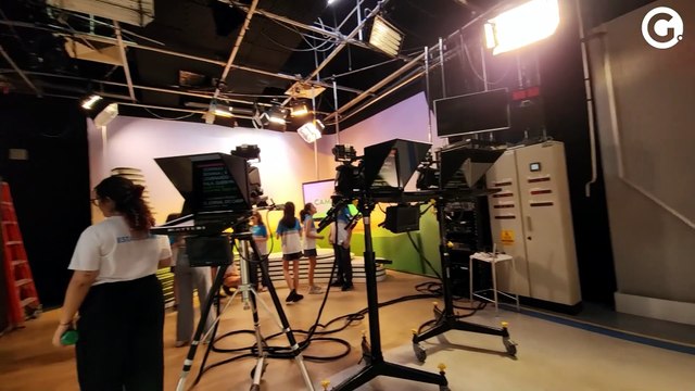 Visita da Escola Monteiro à Rede Gazeta