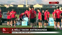 Kenan Yıldız dua ederek antrenmana başladı