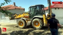 Manisa’daki sağanakta evi sular altında kalan kadın o anları anlattı