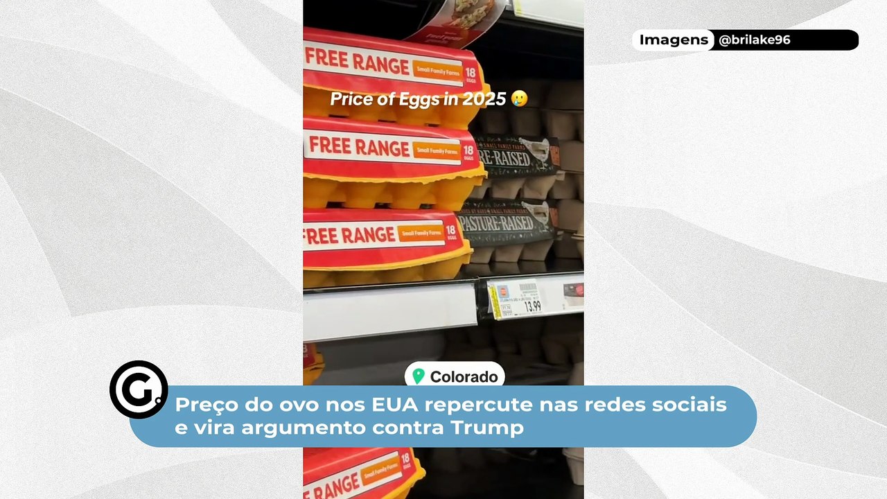 Preço do ovo nos EUA repercute nas redes sociais e vira argumento contra Trump
