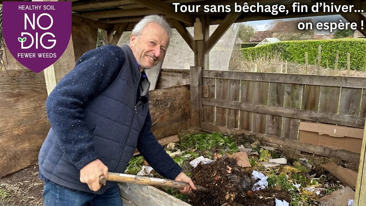 Visite du potager sans bêchage : l'héritage de l'hiver et nos projets à venir