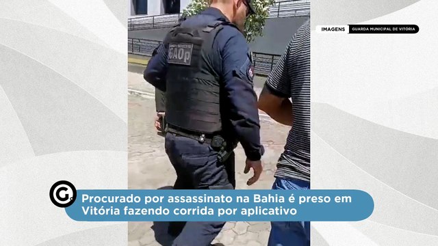 Procurado por assassinato na Bahia é preso em Vitória fazendo corrida por aplicativo