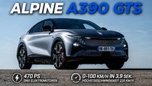 2026 Alpine A390 GTS Matt-Thunder-Grey: Fastback mit 824 Nm!