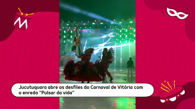 Jucutuquara abre os desfiles do Carnaval de Vitória com o enredo Pulsar da vida