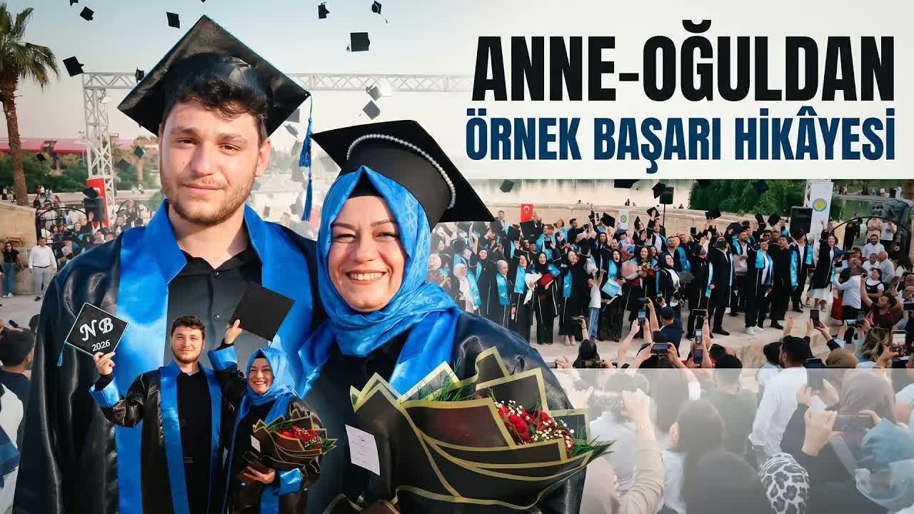 Anne Oğul Aynı Bölümde Okudu, Birlikte Mezun Oldu