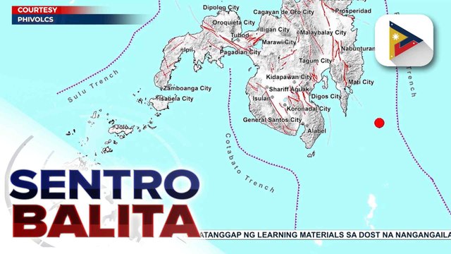 Phivolcs, nilinaw na walang kaugnayan ang magnitude 6.2 na lindol kahapon sa Davao Oriental sa malakas na lindol sa Sarangani | ulat ni JC Aliponga - PTV Davao