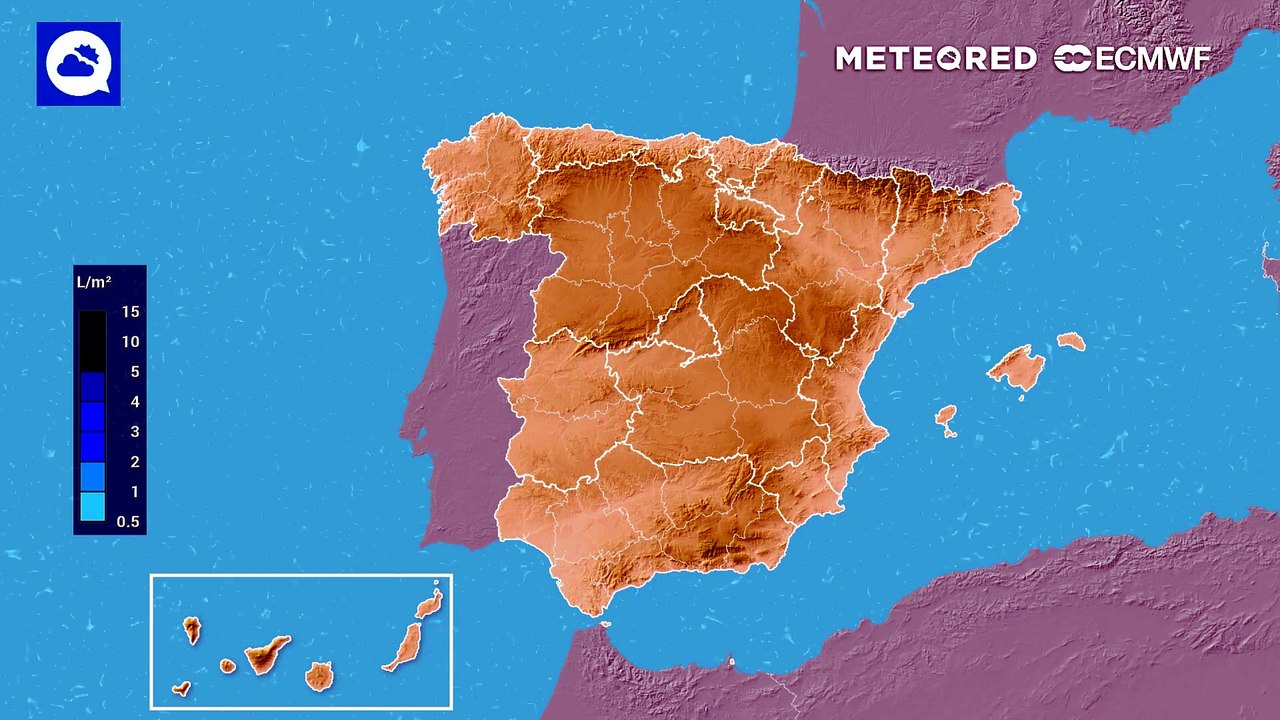 En unas horas habrá tormentas en el interior
