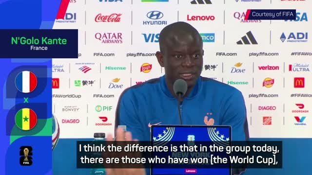 Kante believes current France squad is better than 2018
