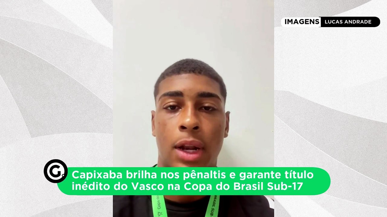 Goleiro capixaba é campeão da Copa do Brasil su...
