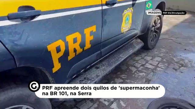 PRF apreende dois quilos de 'supermaconha' na BR 101, na Serra