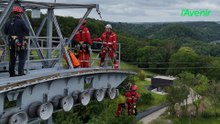 Impressionnant sauvetage dans le ciel de Huy