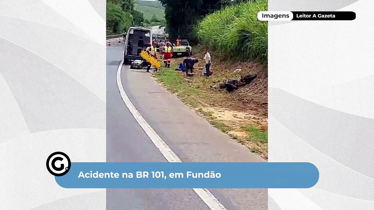 Acidente na BR 101, em Fundão