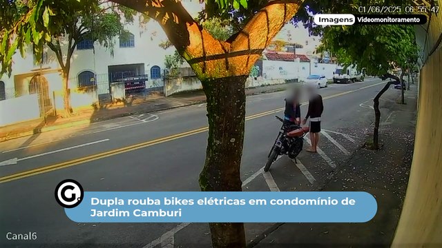 Dupla rouba bikes elétricas em condomínio de Jardim Camburi