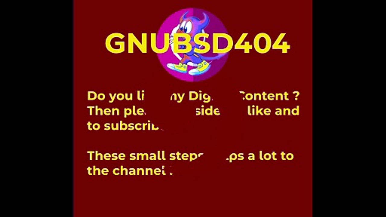 Just a Friendly Message : Please like and subscribe !