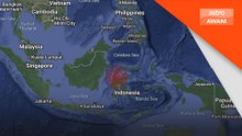 Gempa bumi kuat 6.9 magnitud gegar Sulawesi