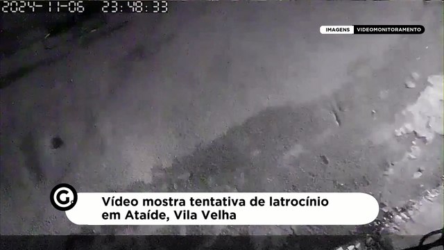 Vídeo mostra tentativa de latrocínio em Ataíde, Vila Velha