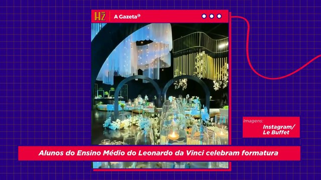 Alunos do Ensino Médio do Leonardo da Vinci celebram formatura em Vitória