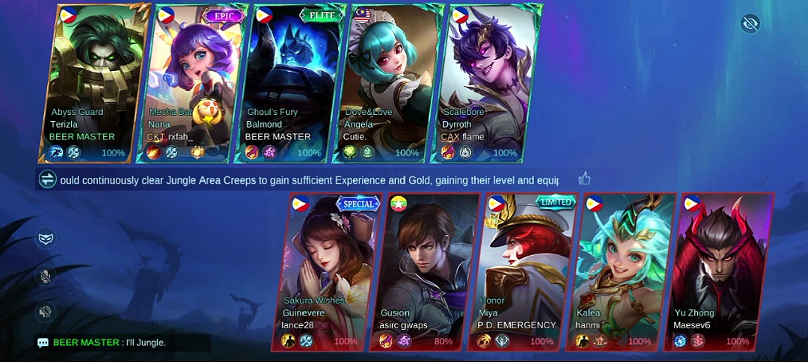 MOBILE LEGENDS ( TERIZLA )