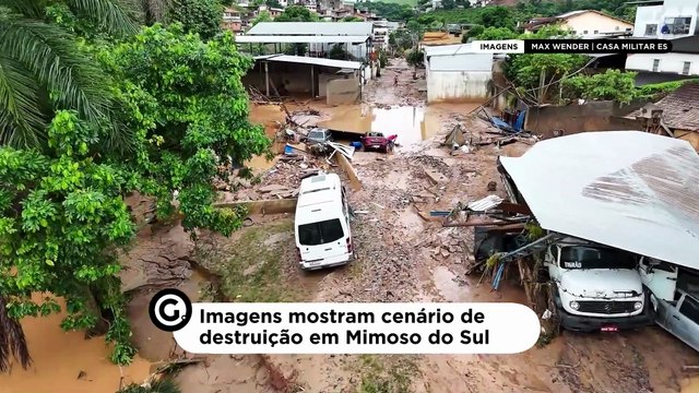 Imagens mostram cenário de destruição em Mimoso do Sul