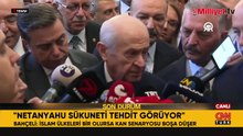 MHP lideri Bahçeli: Netanyahu'nun Erdoğan’ı hedef alması tükendiğinin göstergesi