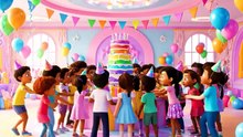 Cute Kitten Bakes Mini Cake Birthday Treats for a
