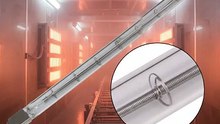 1500W White Reflector Infrared Heating Element Short Wave Quartz Lamps Halogen Bulbs