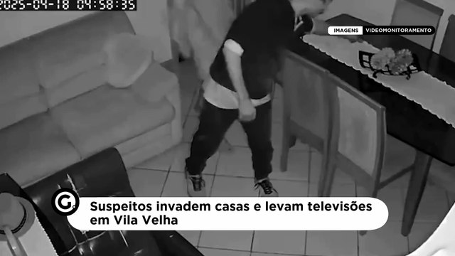 Suspeitos invadem casas e levam televisões em Vila Velha