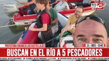 Desesperada búsqueda de cinco pescadores perdidos en el Río de la Plata